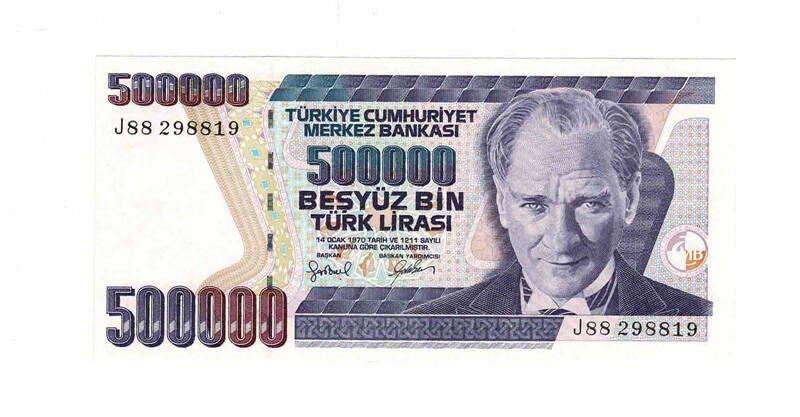 7. Emisyon 4.Tertip 500.000 Türk Lirası ÇİL TCK9765 - 1