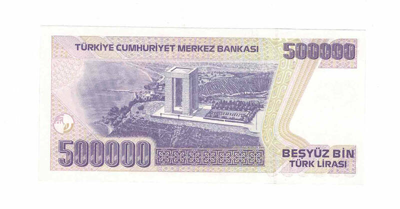 7. Emisyon 4.Tertip 500.000 Türk Lirası ÇİL TCK9765 - 2