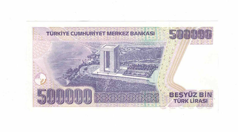 7. Emisyon 4.Tertip 500.000 Türk Lirası ÇİL TCK9768 - 2