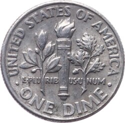 ABD 1 Dime 2001 (P) ÇÇT Roosevelt YMP9843 - 2