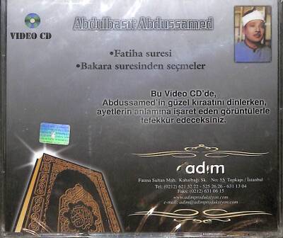 Abdulbasıt Abdussamed Kurandaki İşaretler 1 VCD VCD25199 - 2