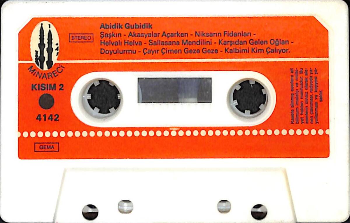 Abidik Gubidik Kaset (Minareci Baskı - İkinci El) KST27874 - 2