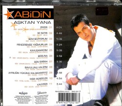 Abidin - Aşktan Yana CD Müzik CD2361 - 2