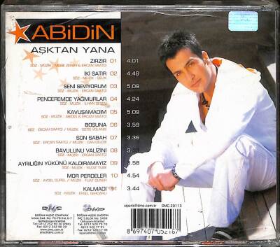 Abidin - Aşktan Yana (Sıfır Ürün) CD Müzik CD2460 - 8