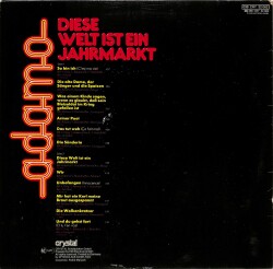 Adamo – Diese Welt Ist Ein Jahrmarkt (Almanya) LP PLK19073 - 2