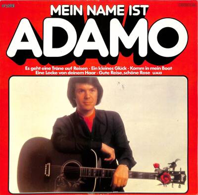 Adamo – Mein Name Ist Adamo (1973 - Almanya) LP PLK19072 - 1