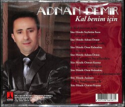 Adnan Demir - Kal Benim İçin (Sıfır Ürün) CD Müzik CD1707 - 2