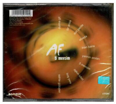 Af - 5 Mevsim CD Müzik CD201 - 4