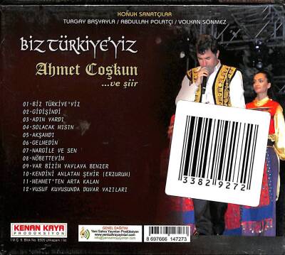 Ahmet Çoşkun - Biz Türkiyeyiz (Sıfır Ürün) CD Müzik CD1698 - 2