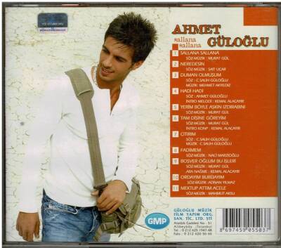 Ahmet Güloğlu *Sallana Sallana* CD Müzik CD599 - 8