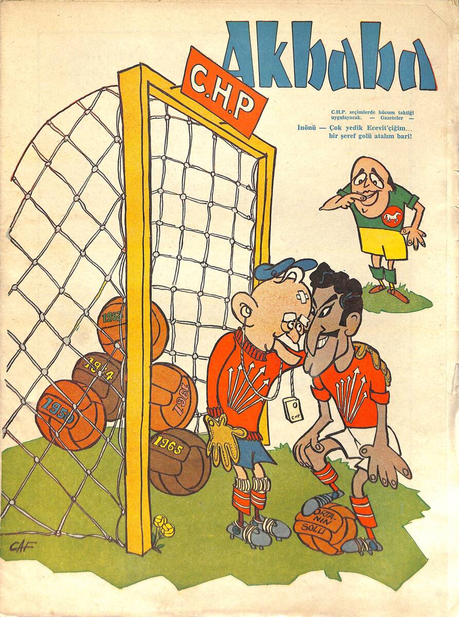 Akbaba Mizah Karikatür Dergisi 17 Nisan 1968 Sayı: 17 - Yusuf Ziya Ortaç - Refik Erduran - Selahattin Kutlu - Reşit Aşçıoğlu - Nimet Arzık NDR93155 - 1