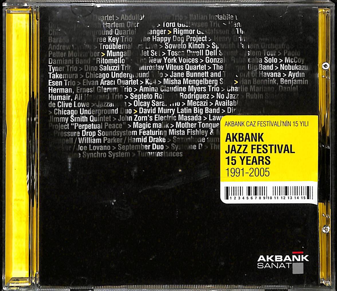 Akbank Jazz Festivalinin 15 Yılı CD (İkinci El) CD3687 - 1