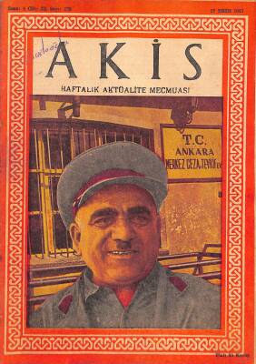 Akis Haftalık Aktüalite Dergisi 12 Ekim 1957 - Kapak İlyas Mert, Christian Dior NDR81735 - 1