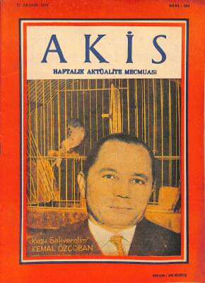 Akis Haftalık Aktüalite Dergisi 27 Aralık 1958- Kapak Kemal Özçoban NDR81619 - 1