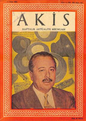 Akis Haftalık Aktüalite Dergisi Sayı 192 11 Ocak 1958 - Kapak Sıtkı Yırcalı Günahsız Kurban, Barlas Tahliyesinden Sonra Ailesiyle NDR82206 - 1