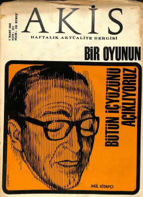 Akis Haftalık Aktüalite Dergisi Sayı 611 5 Mayıs 1966 - Nasır Zeytinoğlu Ve Mehmet Baydur Eşleriyle, Adalet Ağaoğlu, Akil Kitapçı NDR82150 - 1