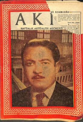 Akis Haftalık Aktüalite Dergisi Sayı156 4 MAYIS 1957 - Y.Z.ADEMHAN, DRG639 - 1