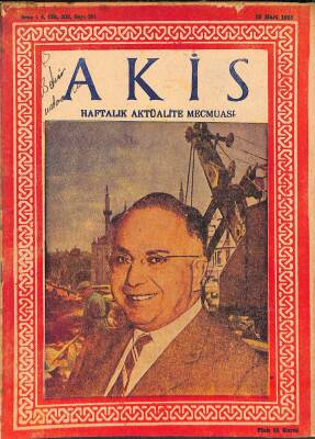 AKİS Haftalık Aktüalite Mecmuası 15 Mart 1958 Sayı201 - Medeni Berk, Nur Sabuncu NDR81621 - 1