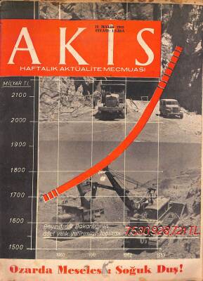 Akis Haftalık Aktüalite Mecmuası 18 Mayıs 1963 - Kapak Özarda Meselesi NDR81737 - 1