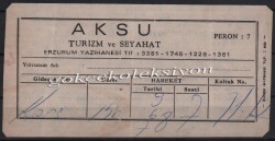 Aksu Turizm Ve Seyahat Yolcu Bileti PYB2896 - 1