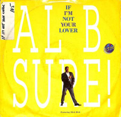 Al B. Sure! Featuring Slick Rick – If Im Not Your Lover 1989 Hip Hop LP (109) PLK17699 - 1