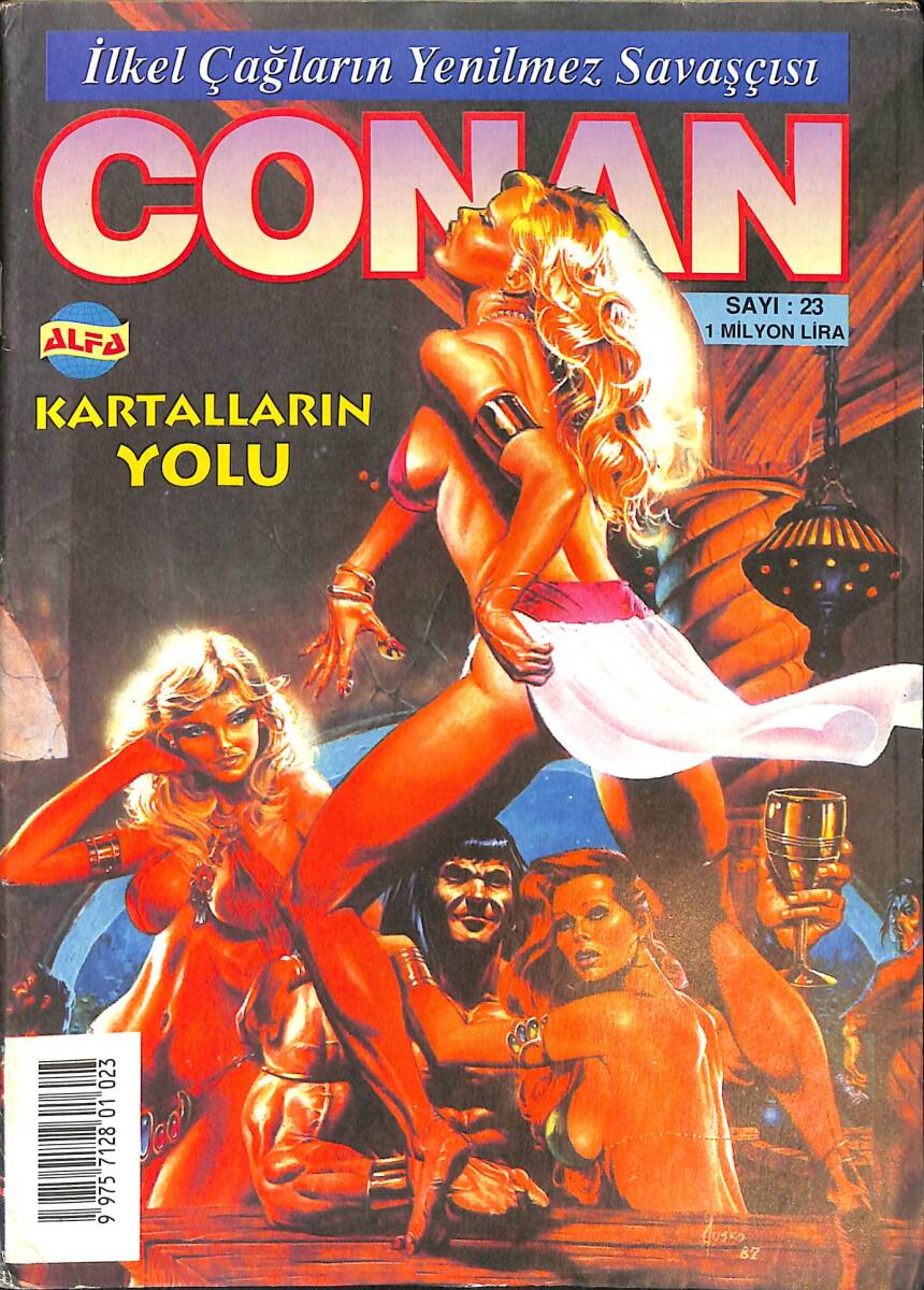 Alfa Çizgi Roman Dergisi Sayı:23 - CONAN Kartalların Yolu (17 Ağustos 2001) NDR88262 - 1