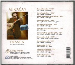 Ali Çağan *Ozanca* CD Müzik CD545 - 8