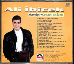 Ali İbicek - Manolya Cennet Bahçesi CD Müzik CD2669 - 2