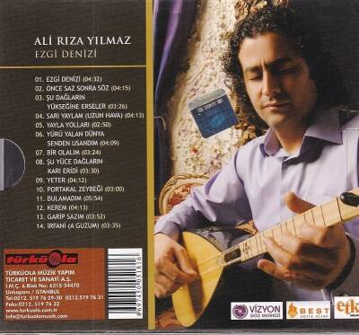 Ali Rıza Yılmaz *Ezgi Denizi* ( İkinci El ) CD Müzik CD1259 - 2