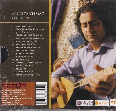 Ali Rıza Yılmaz - Ezgi Denizi (Sıfır Ürün) CD Müzik CD1241 - 2