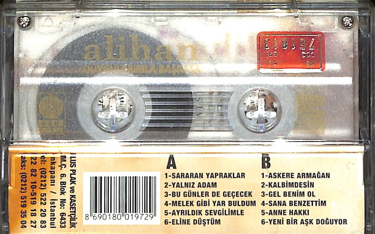 Alihan - Duygularımla Başbaşa Kaset (İkinci El) KST27577 - 2