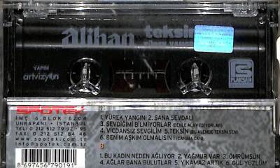 Alihan *Teksin Yürek Yangını* Kaset KST17483 - 2