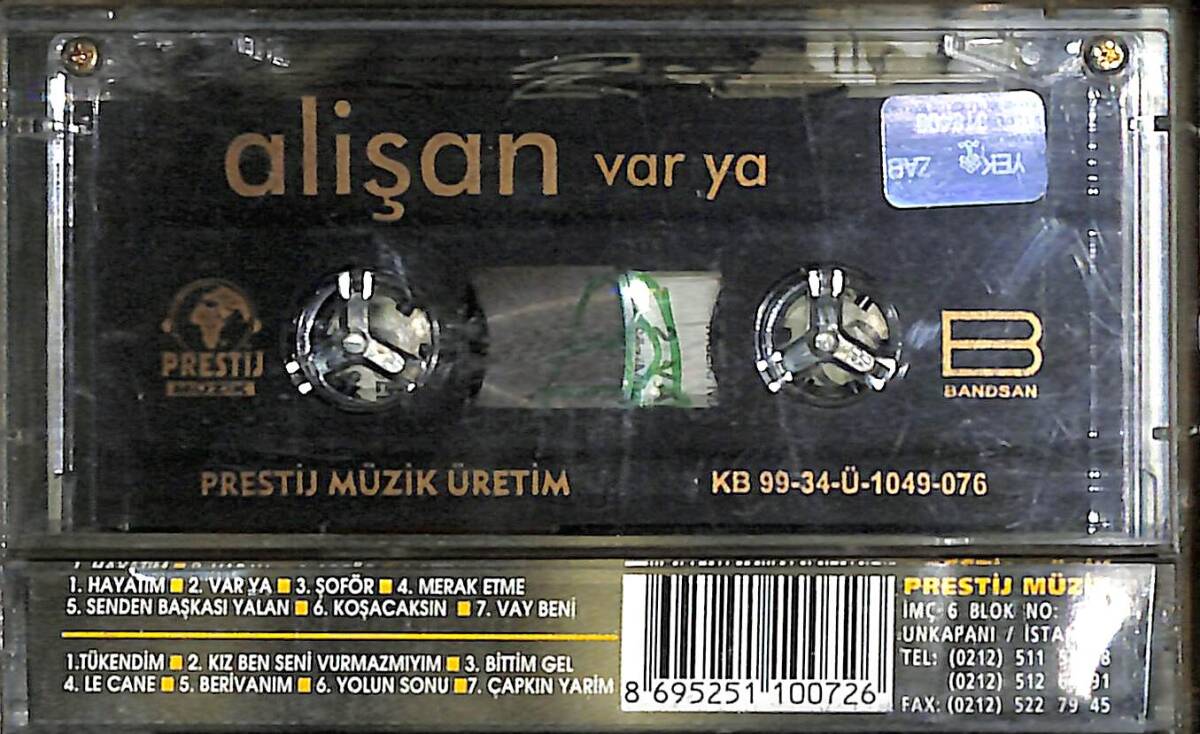 Alişan - Var Ya Kaset (İkinci El) KST27150 - 2