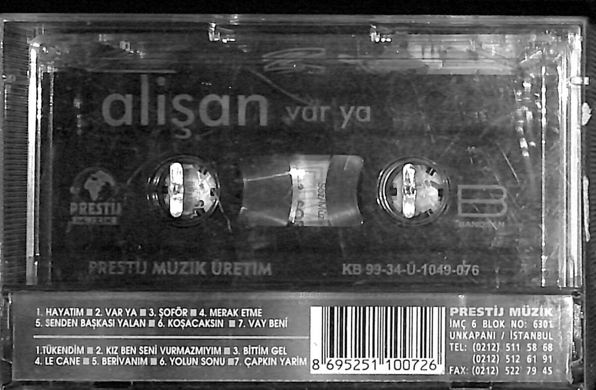 Alişan - Var Ya Kaset (İkinci El) KST27165 - 2