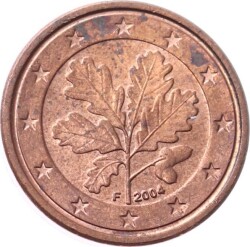 Almanya 1 Euro Cent 2004 (F-Stuttgart) ÇÇT YMP8555 - 2