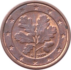 Almanya 1 Euro Cent 2004 (G-Karlsruhe ÇT YMP8557 - 2