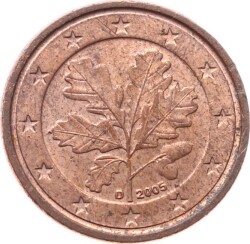 Almanya 1 Euro Cent 2005 (D-Munich) ÇÇT YMP8558 - 2