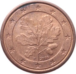 Almanya 1 Euro Cent 2005 (F-Stuttgart) ÇÇT YMP8559 - 2