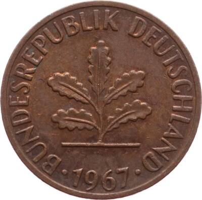 Almanya 1 Fenik 1967 Çil YMP940 - 2