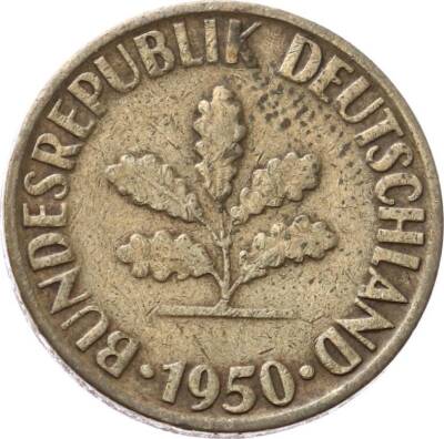 Almanya 10 Fenik 1950 G ÇT YMP8566 - 2