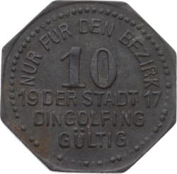 Almanya 10 Pfennig 1917 Gültig ÇT YMP10161 - 1