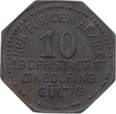 Almanya 10 Pfennig 1917 Gültig ÇT YMP10161 - 1