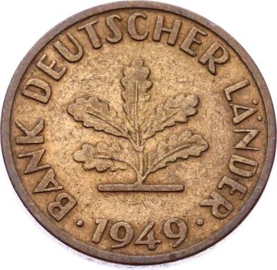 Almanya 10 Pfennig 1949 (F) ÇT YMP10899 - 2