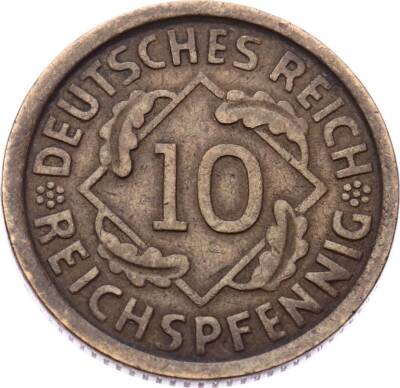 Almanya 10 Reichspfennig 1924 (A) ÇT+ YMP10841 - 1