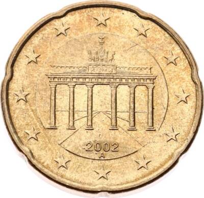 Almanya 20 Euro Cent 2002 (A) ÇA YMP10894 - 2