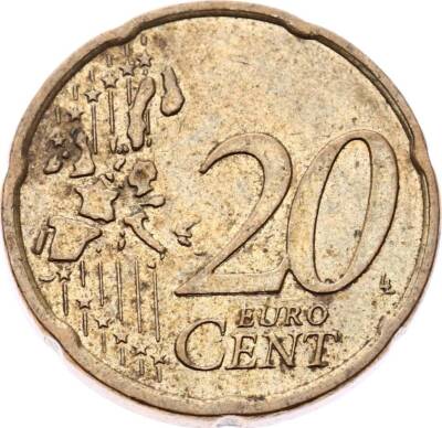 Almanya 20 Euro Cent 2002 (G) ÇÇT YMP10895 - 1