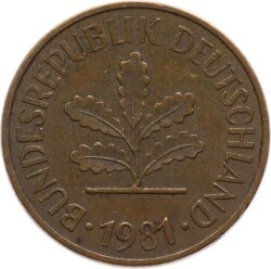 Almanya 5 Fenik 1981 (J) ÇT YMP3369 - 2