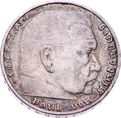 Almanya 5 Reichsmark 1936 (A - Berlin) Gümüş - ÇA YMP10815 - 1