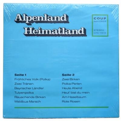 Alpenland Heimatland 1978 LP PLAK PLK4579 - 2