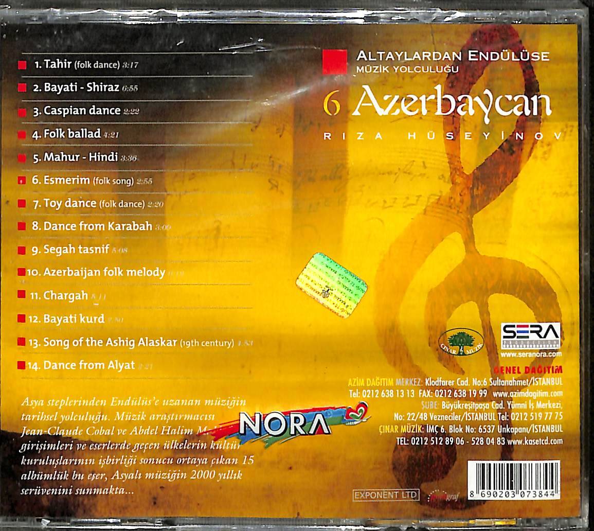 Altaylardan Endülüse Müzik Yolculuğu - Azerbaycan CD (İkinci El) CD3596 - 2